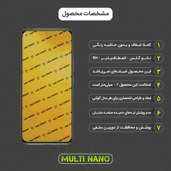 محافظ صفحه نمایش موبایل شیائومی Mi 10 Lite 5G - Mi 10 Youth 5G