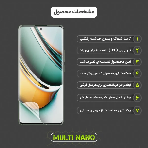 محافظ صفحه نمایش موبایل ریلمی 11 Pro Plus