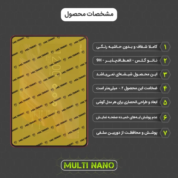 محافظ صفحه نمایش تبلت ایسوس Memo Pad 10 / ME103